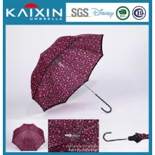 Promocionais chuva ao ar livre guarda-chuva longo